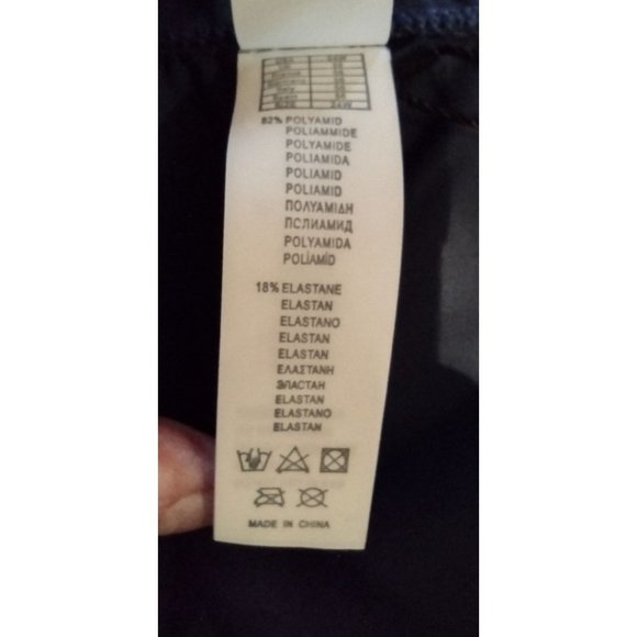 Women's 24W Navy Blue Minxueer Plus Size Swim Suit Bottoms New with Tags - Picture 5 of 11